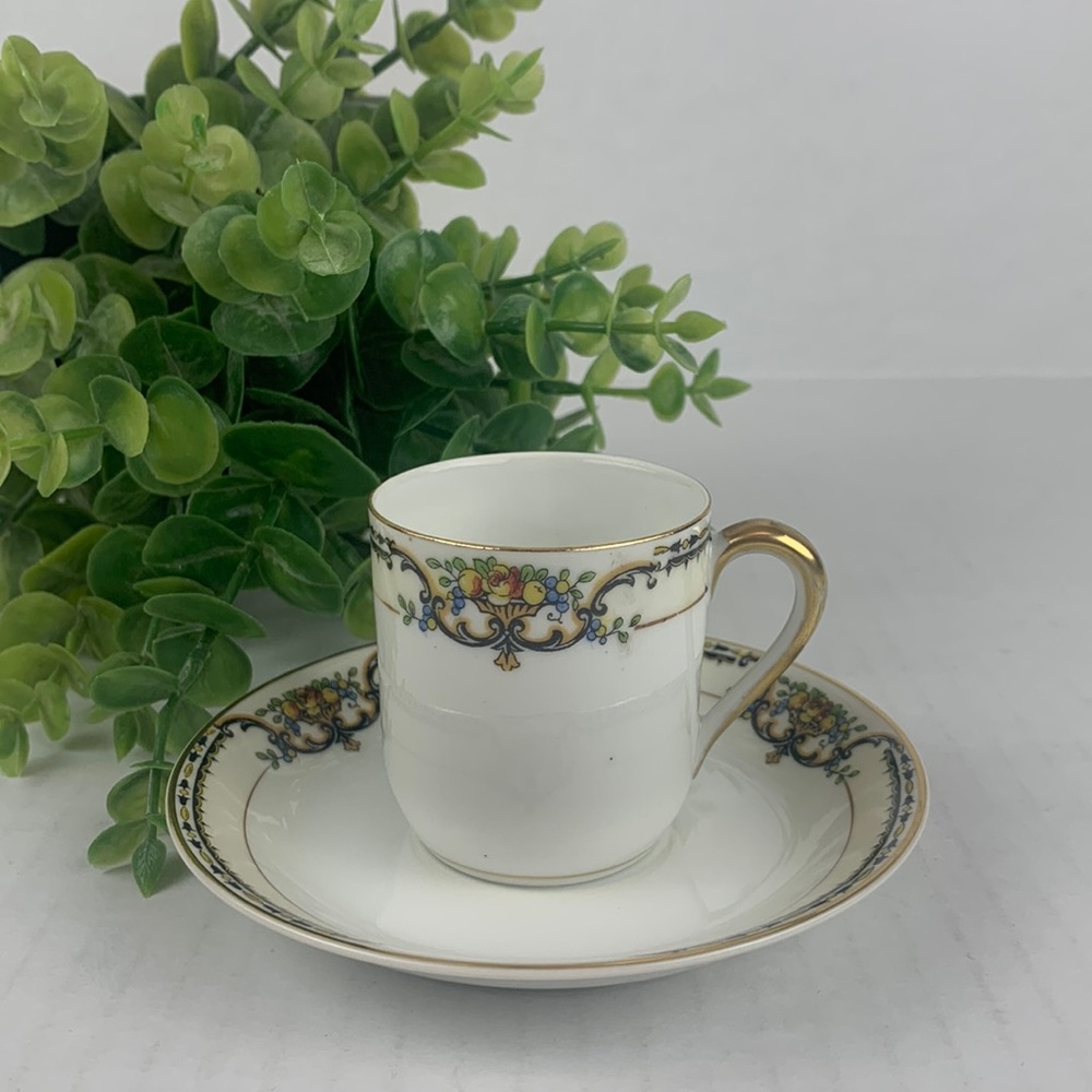 Noritake Lasalle expresso tea cup & saucer